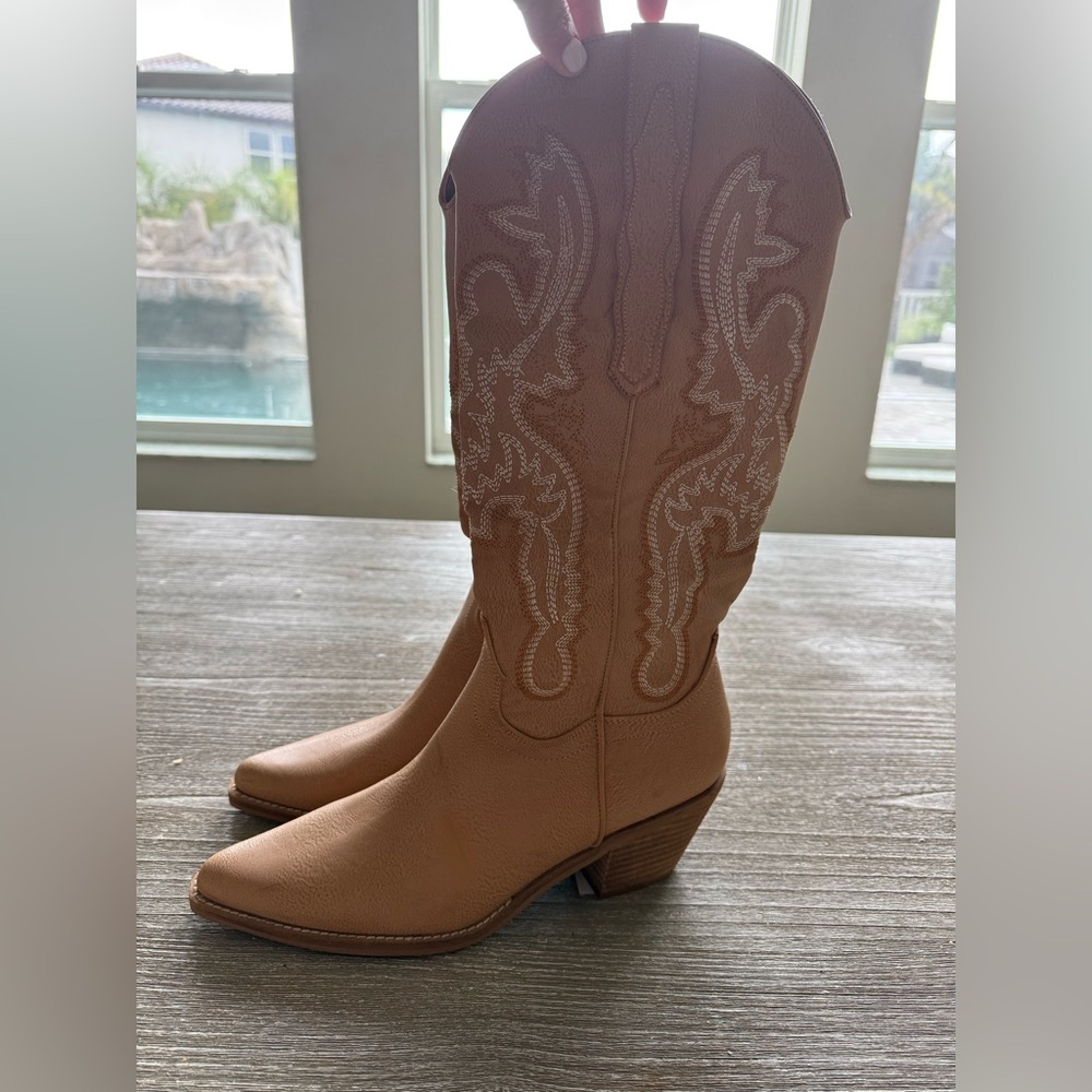 Postie Western Boots - Tan 10 The Post